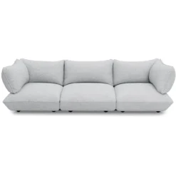 3-zitsbank Sumo boucle grecycled grey melange