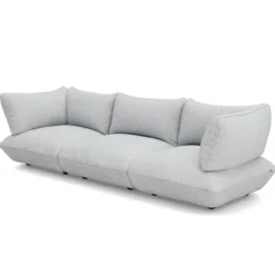 3-zitsbank Sumo boucle grecycled grey melange