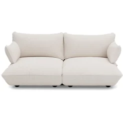 2-zitsbank Sumo boucle recycled creme