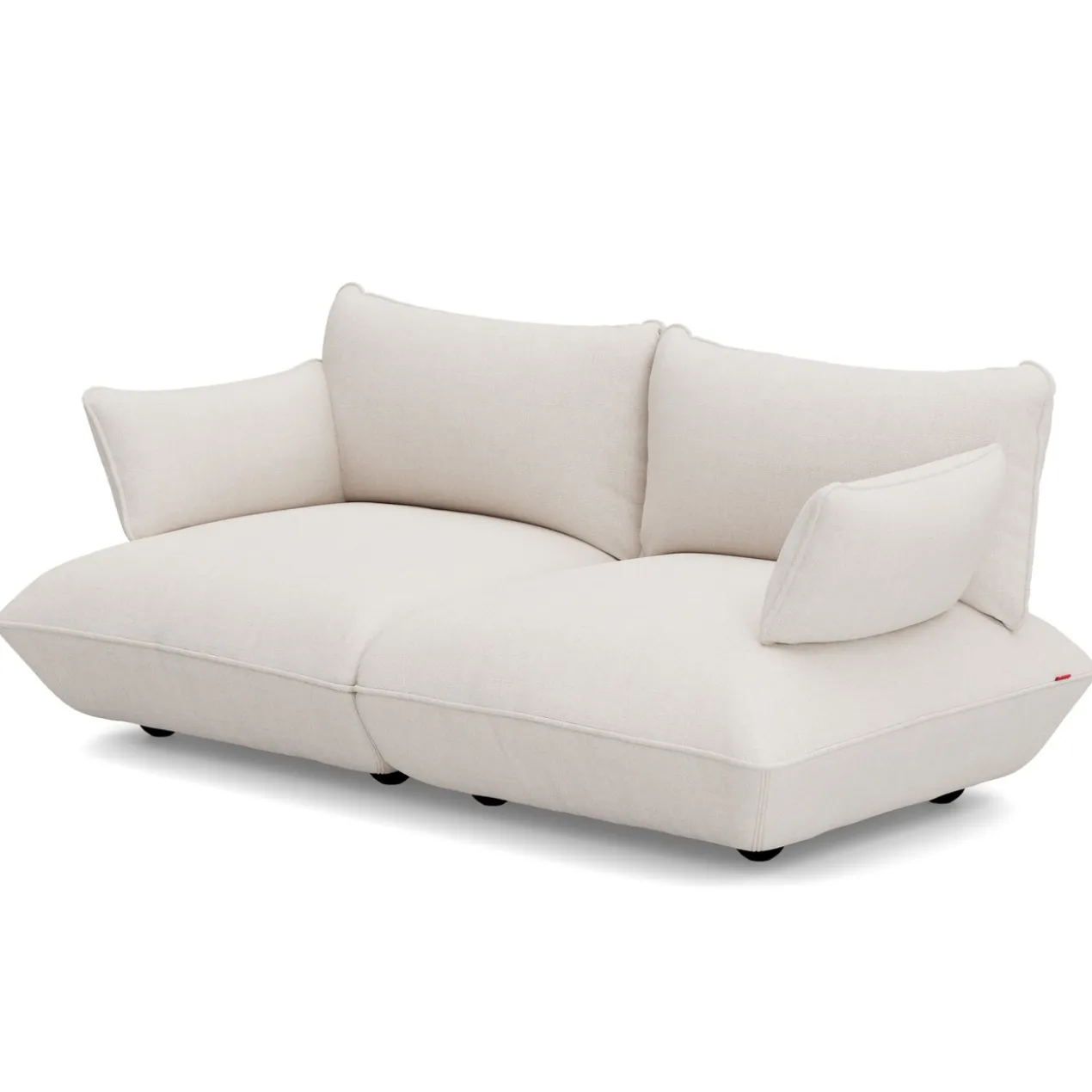 2-zitsbank Sumo boucle recycled creme
