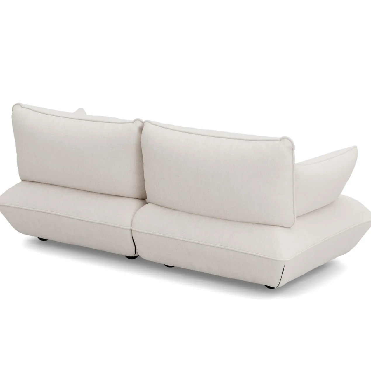 2-zitsbank Sumo boucle recycled creme