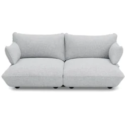 2-zitsbank Sumo boucle recycled grey melange
