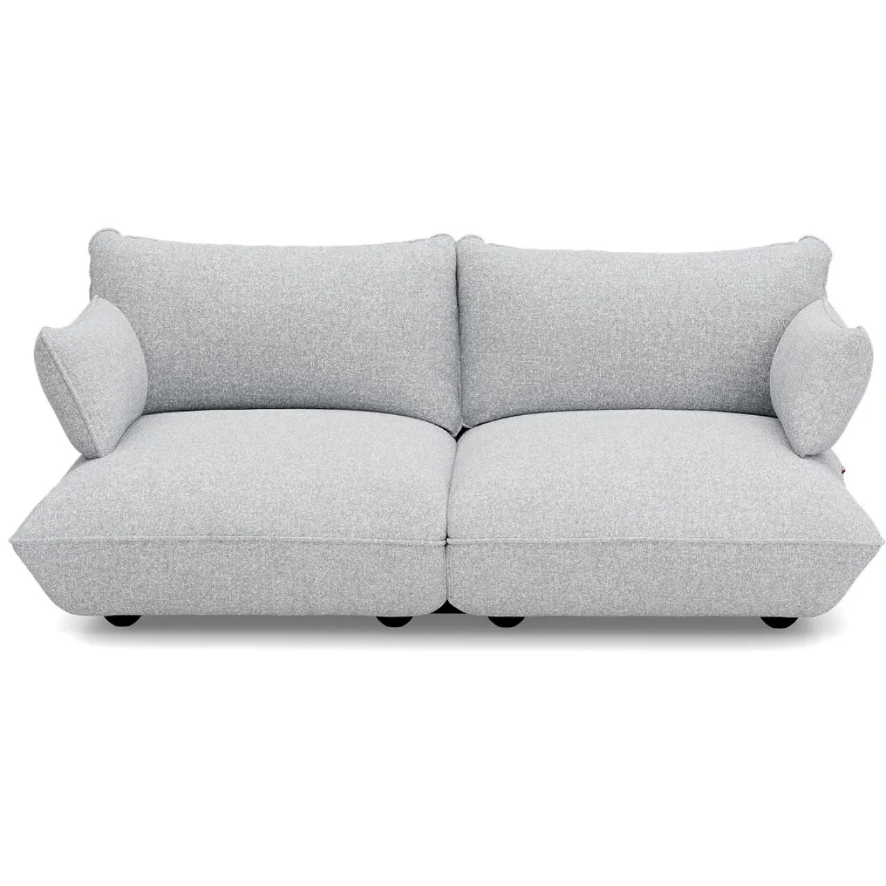 2-zitsbank Sumo boucle recycled grey melange