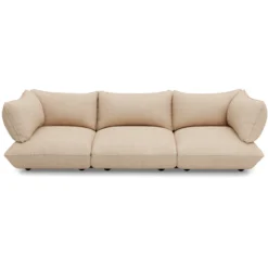 3-zitsbank Sumo cord recycled beige