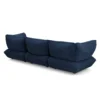 3-zitsbank Sumo cord recycled deep blue