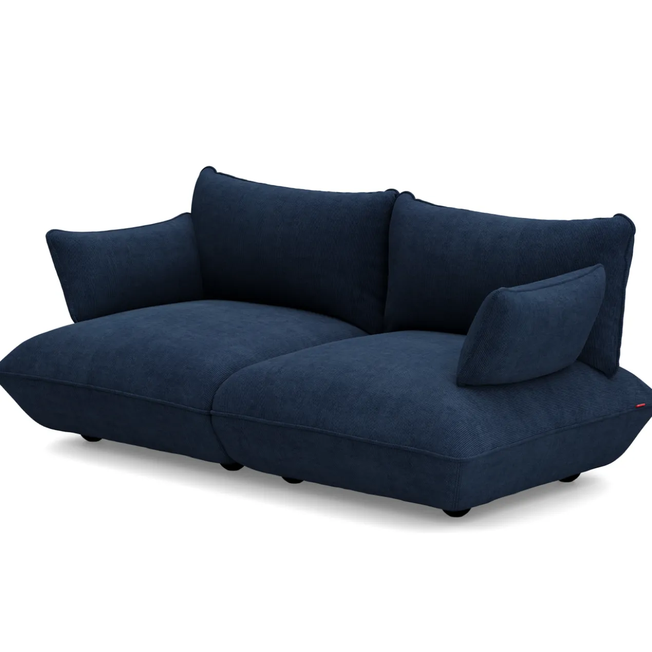 2-zitsbank Sumo cord recycled deep blue
