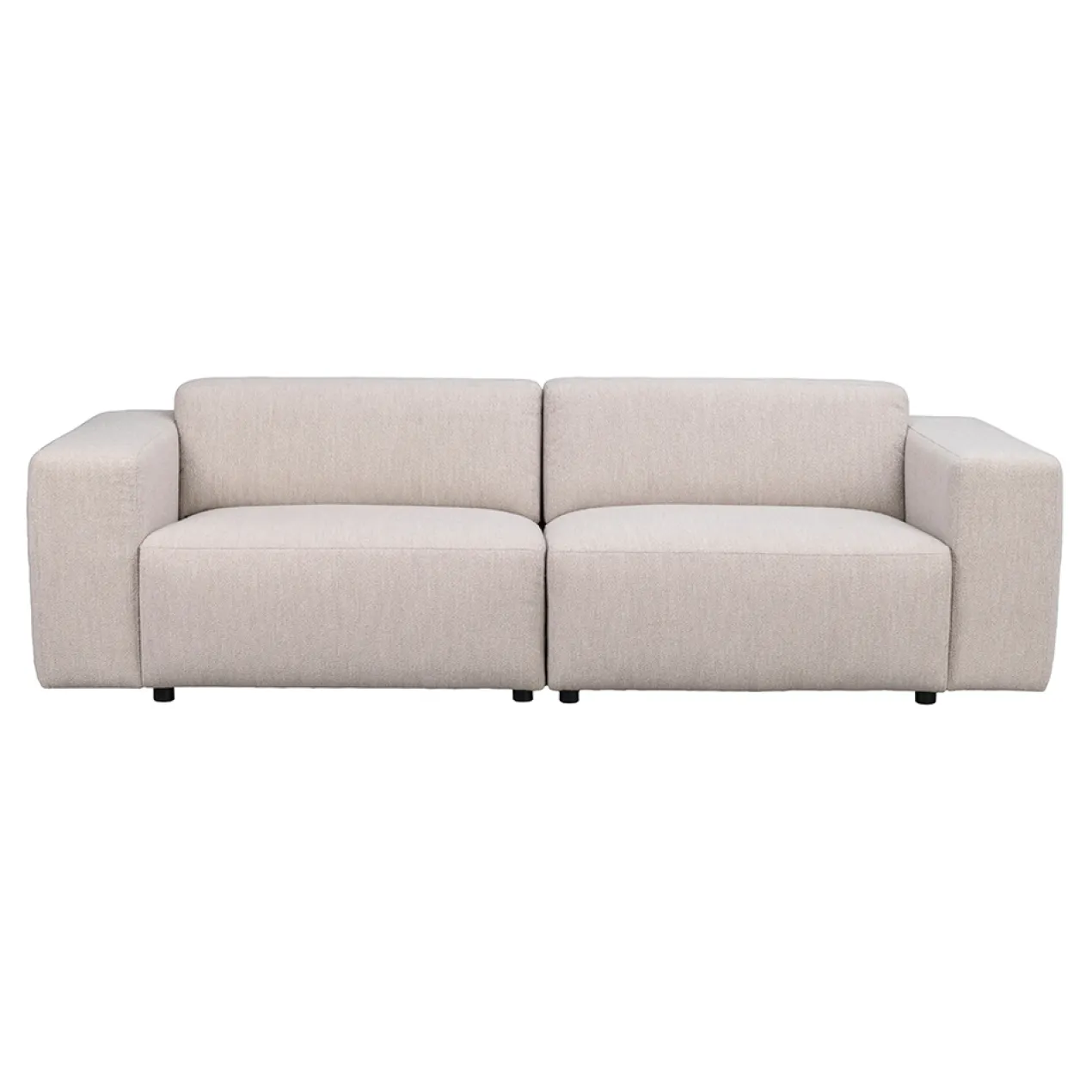3-zitsbank Willard gestoffeerd Lichtbeige