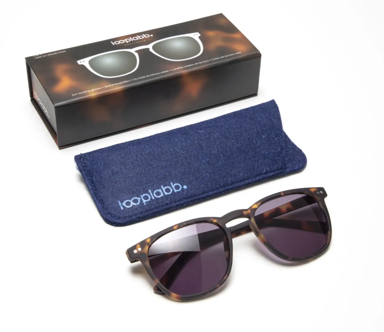 Zonneleesbril LL17AS The George turtle +1.00