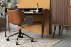 Zuiver bureau Barbier Walnoot
