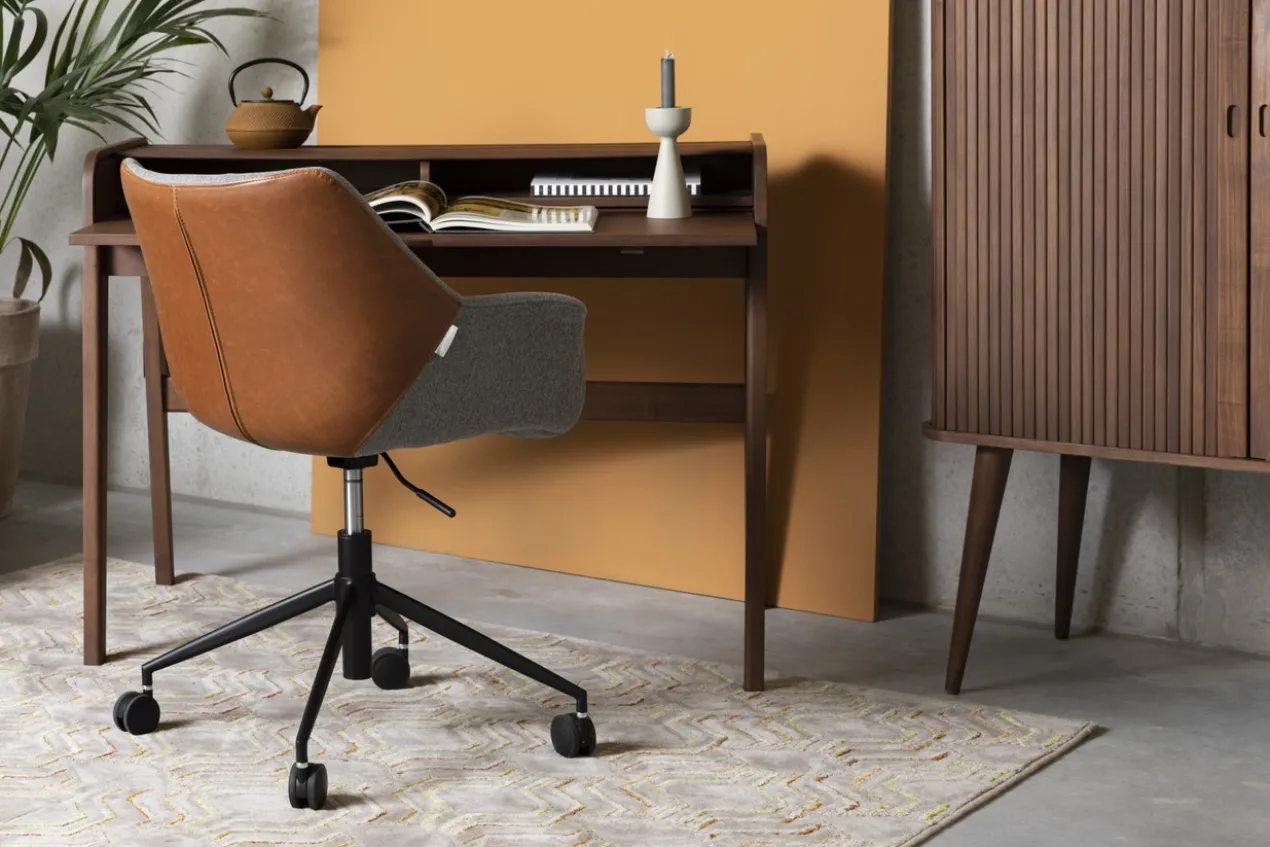 Zuiver bureau Barbier Walnoot