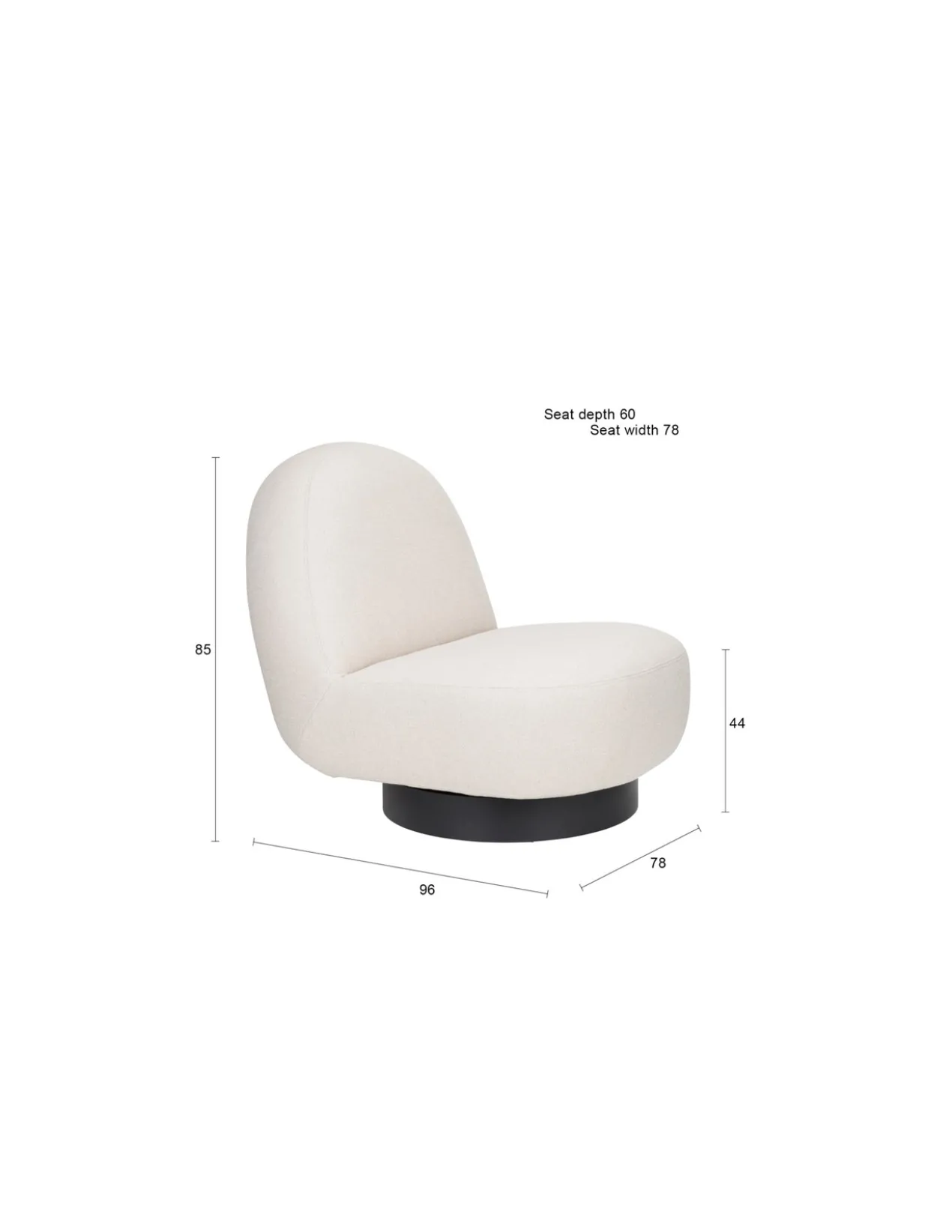 Zuiver Eden Fauteuil Latte