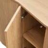 Zuma dressoir 200 cm eiken fineer transparant [fsc]
