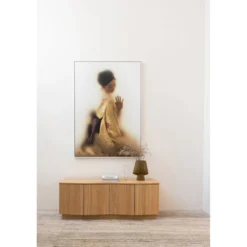 Zuma tv meubel 133 cm eiken fineer transparant [fsc]