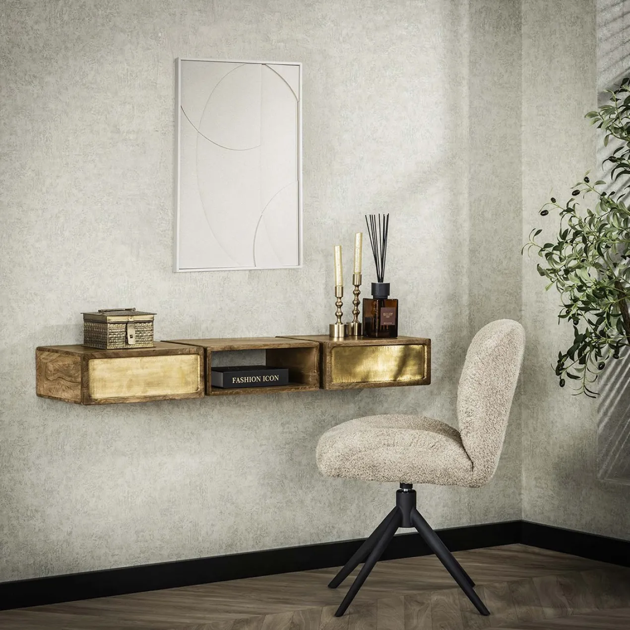 Zwevend Kaptafel M&M