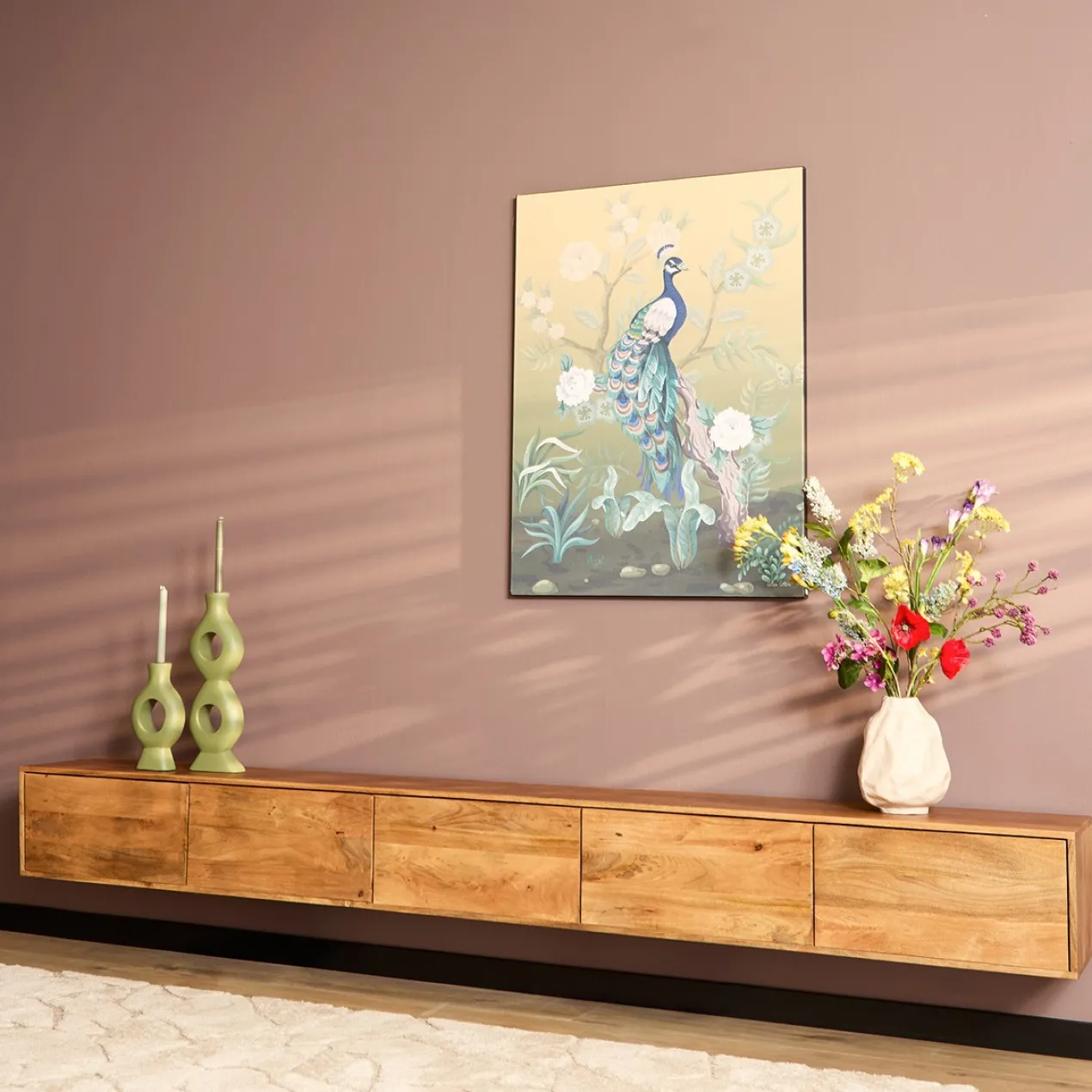 Zwevend Tv-meubel All Naturel 160