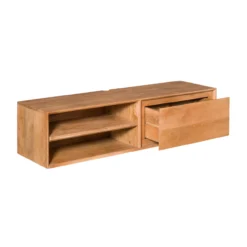 Zwevend Tv-meubel Ambi naturel 120 cm