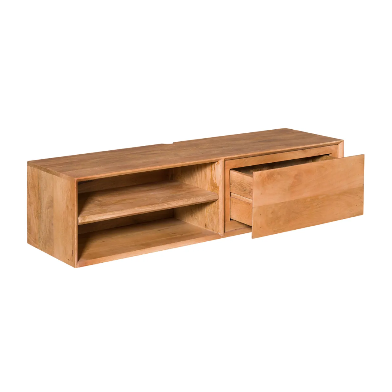 Zwevend Tv-meubel Ambi naturel 120 cm