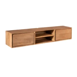 Zwevend Tv-meubel Ambi naturel 160 cm
