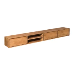 Zwevend Tv-meubel Ambi naturel 280 cm