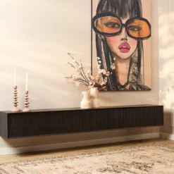 Zwevend Tv-meubel De Bokke zwart 240
