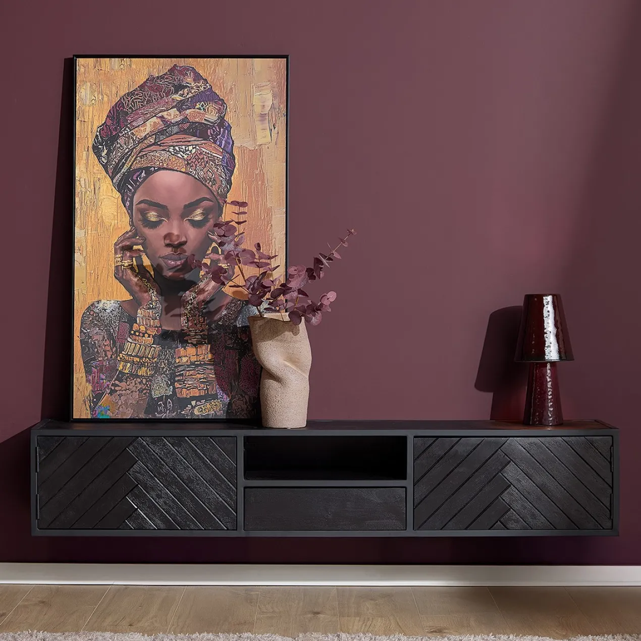 Zwevend Tv-meubel Rijn 180 cm