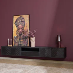 Zwevend Tv-meubel Rijn 200 cm